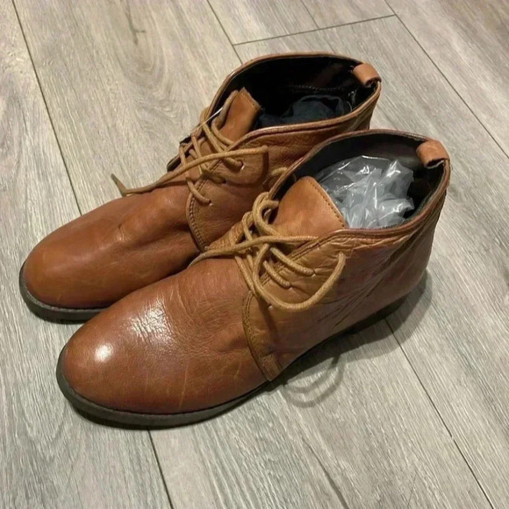 Topshop Brown Ankle Boots